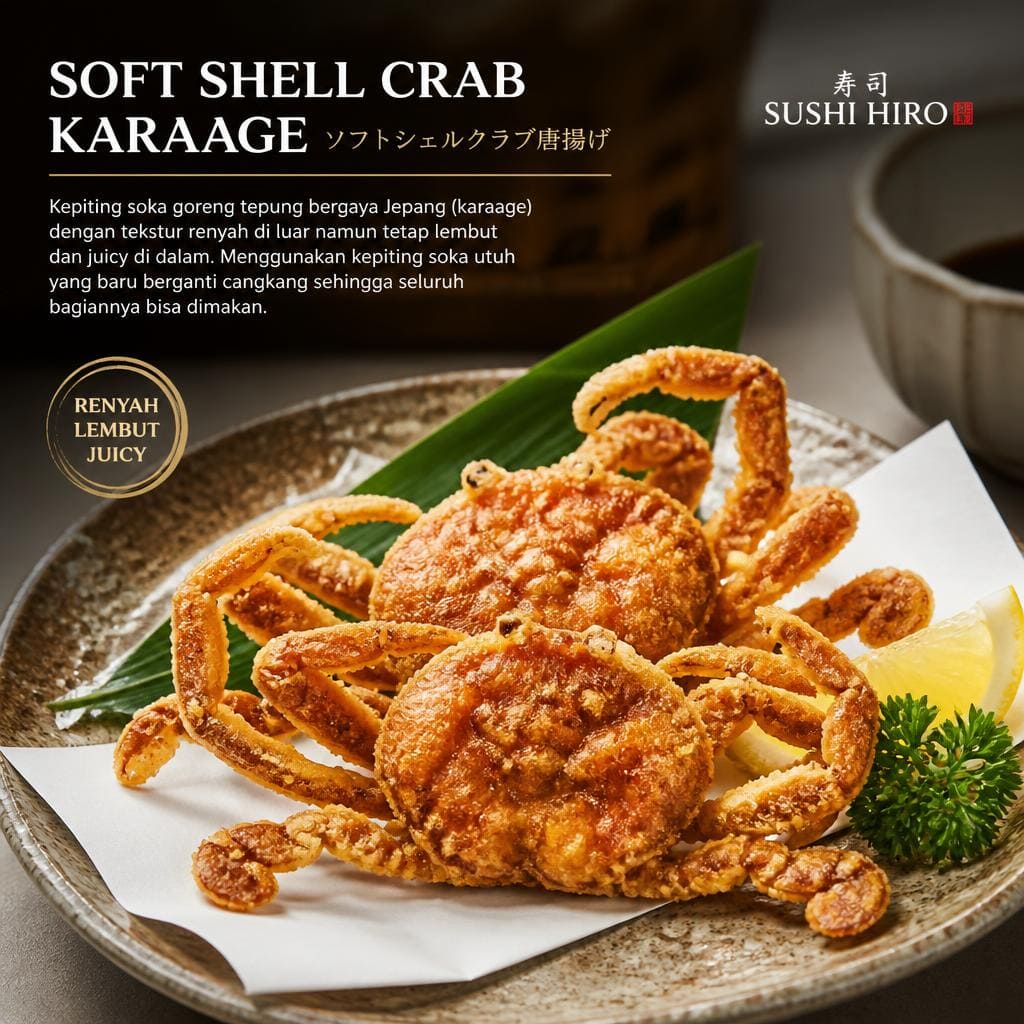 Soft Shell Crab Karaage Sushi Hiro